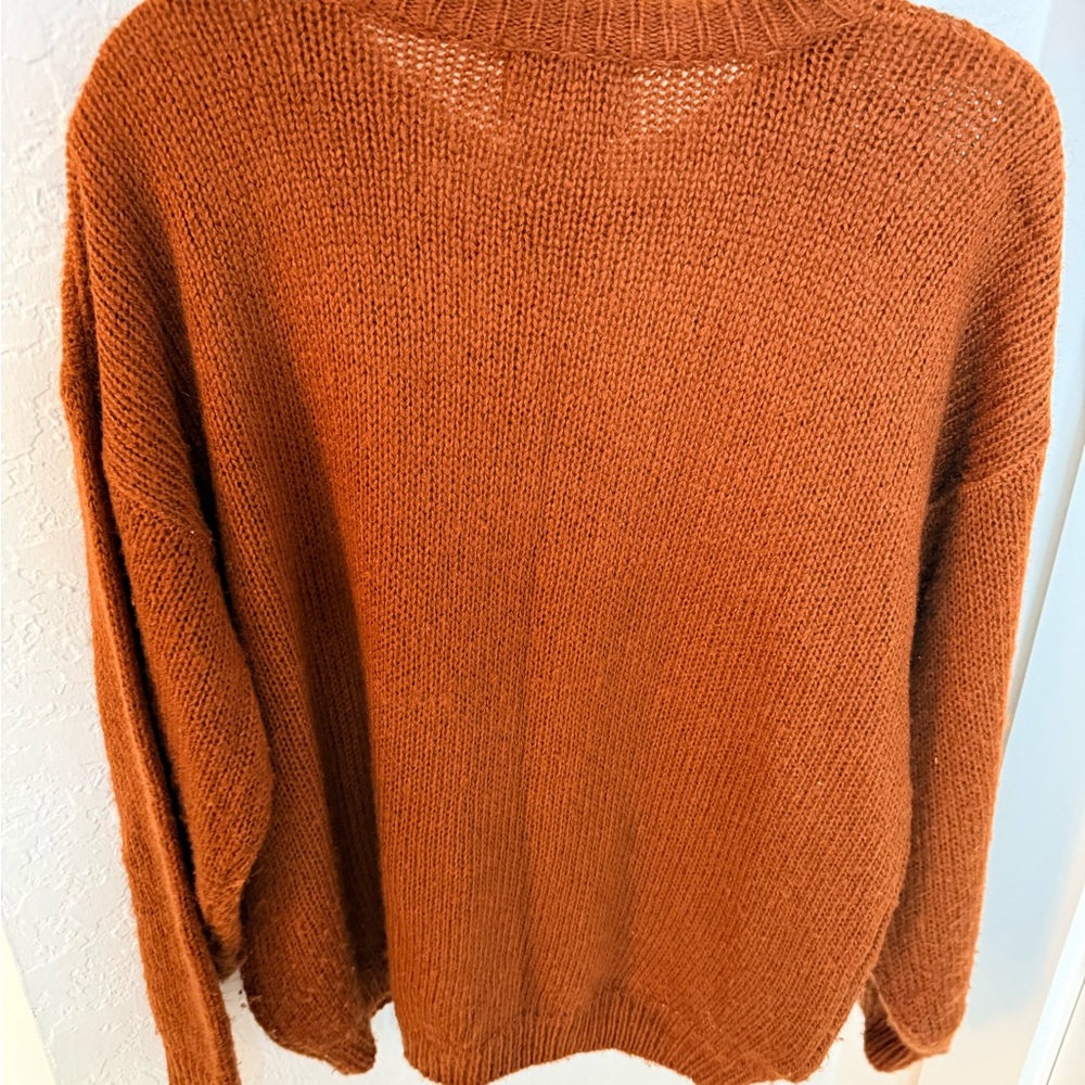 Vintage Cervelle Floral Mohair Blend Sweater Brown Multicolor L - Picture 4 of 4